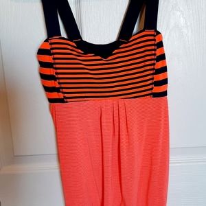 Orange and Blue Lululemon Tank